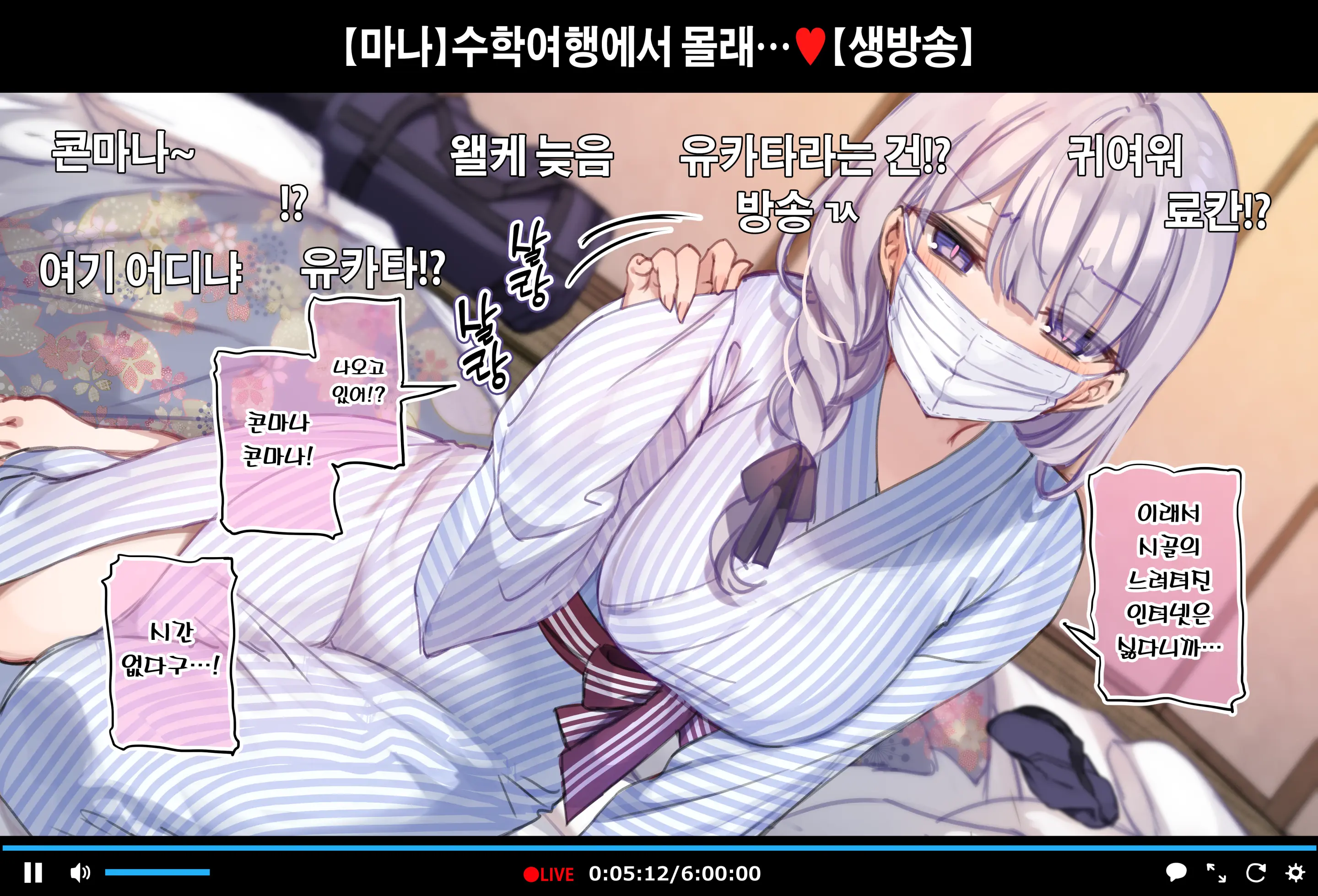 "Shuugaku Ryokou No Danshi Beya De Onacchau Namanushi Mana-Chan"